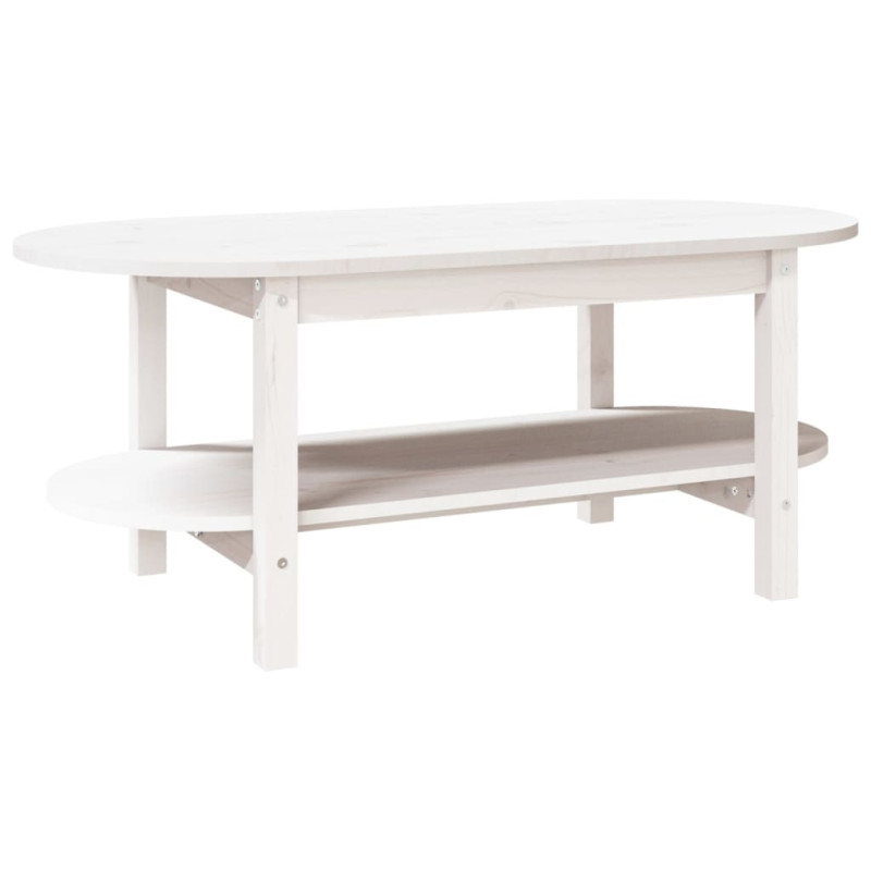 stradeXL Table basse Blanc...