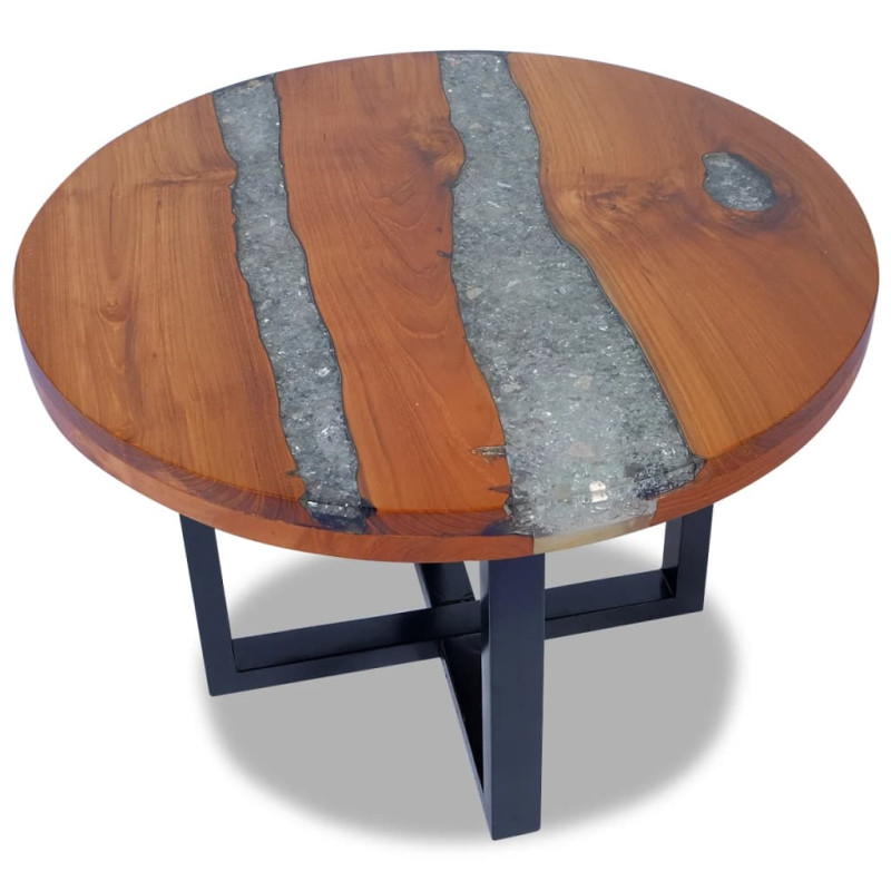 stradeXL Table basse Teck...