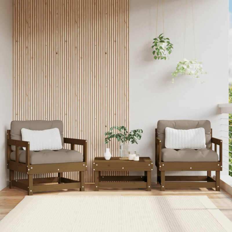 stradeXL Garden Chairs with...