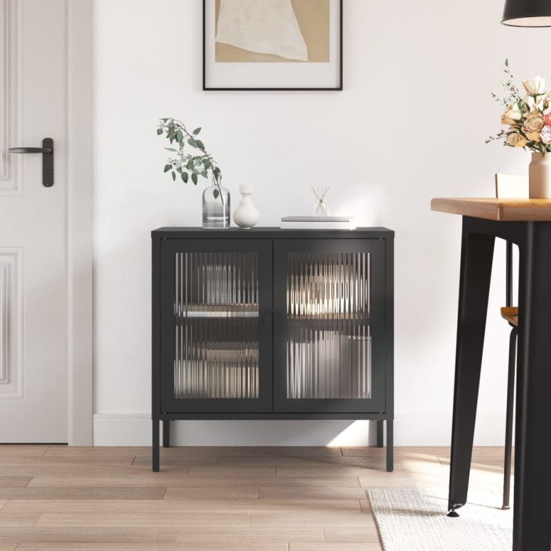 stradeXL Sideboard Black...