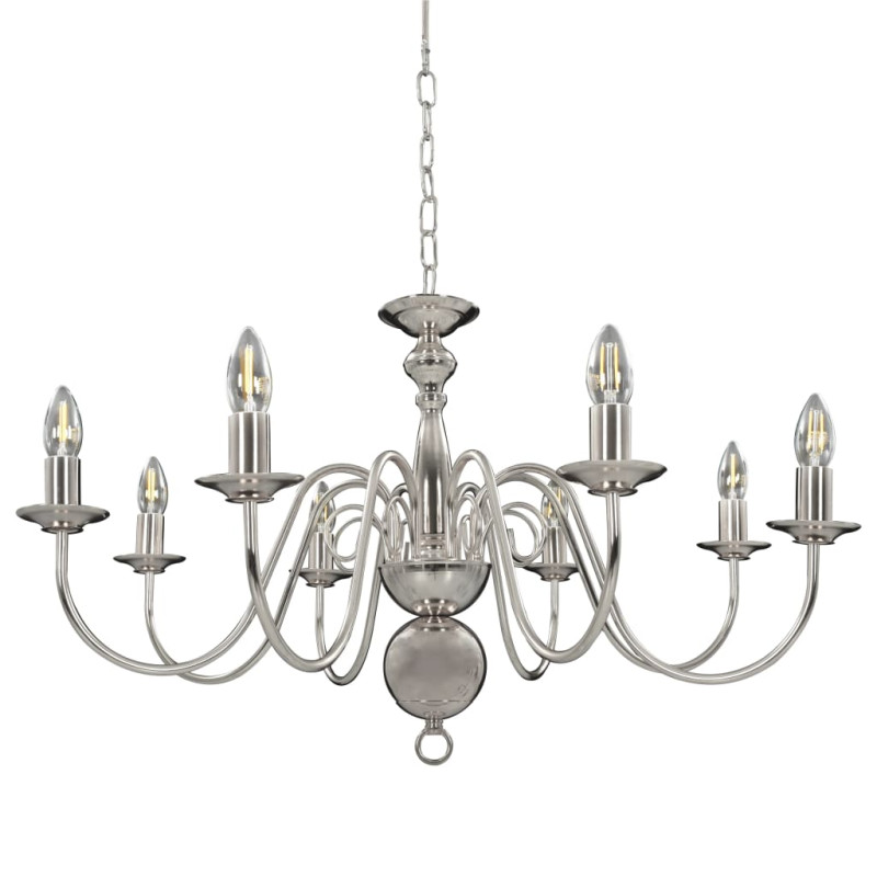 stradeXL Chandelier Silver...