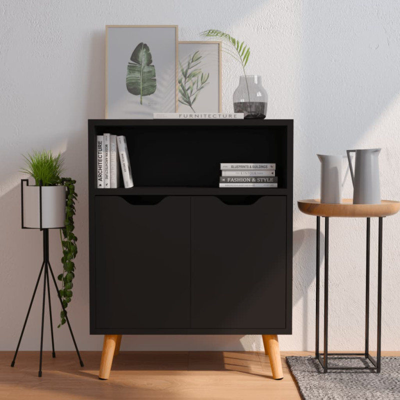 stradeXL Sideboard Black...