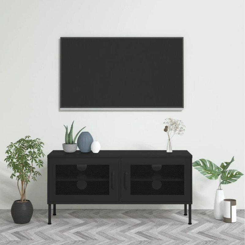 stradeXL TV Cabinet Black...