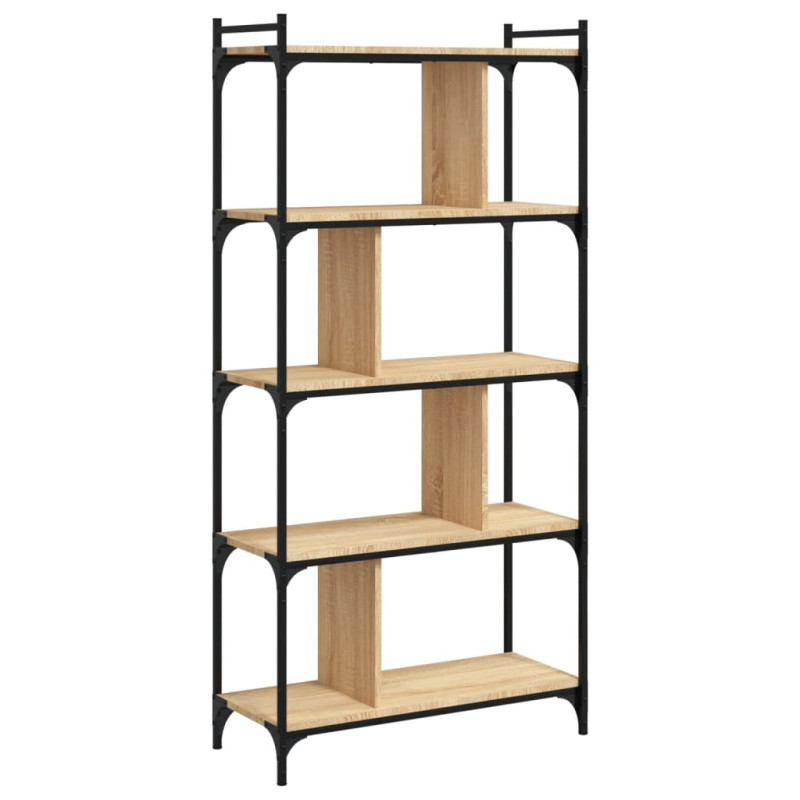 stradeXL Bookcase 5-Tier...