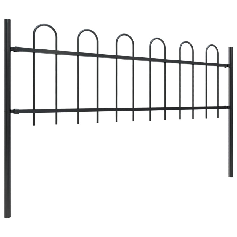 vidaXL Garden Fence with...