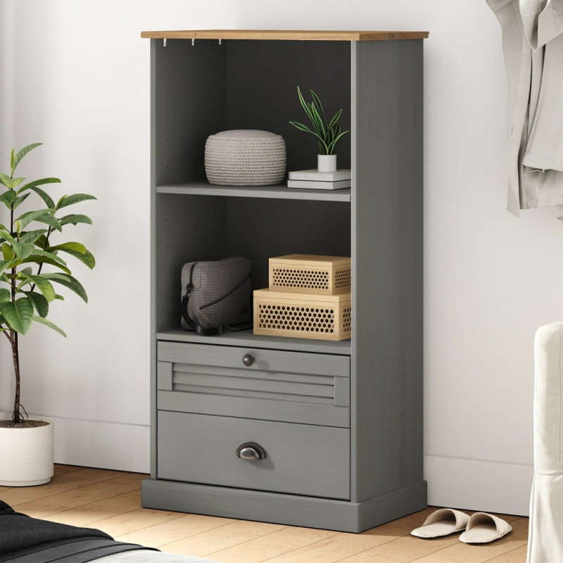 stradeXL Bookcase VIGO Grey...