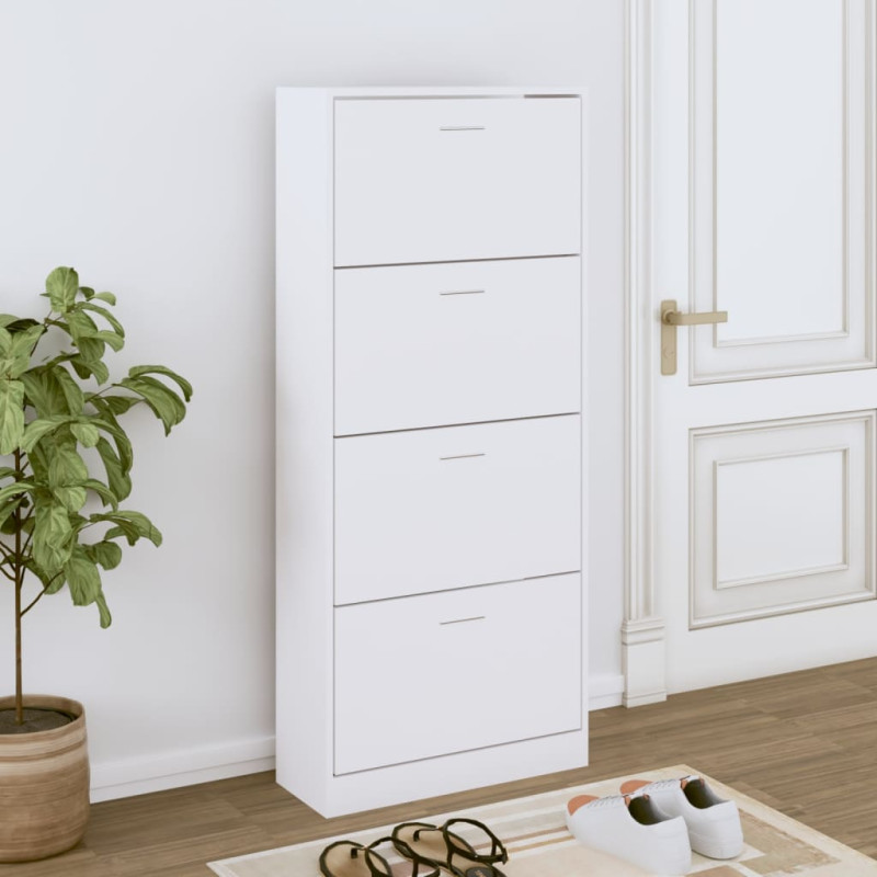 stradeXL Shoe Cabinet White...