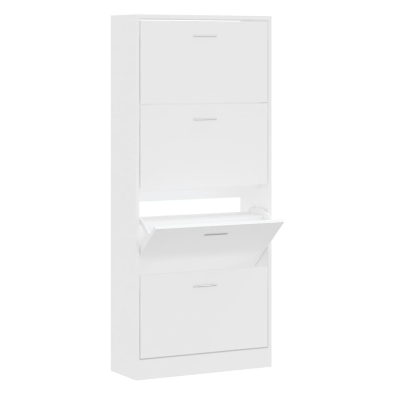 stradeXL Shoe Cabinet White...