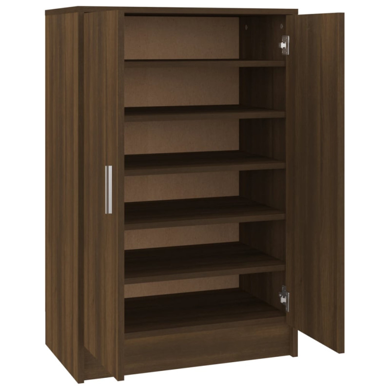 stradeXL Shoe Cabinet Brown...