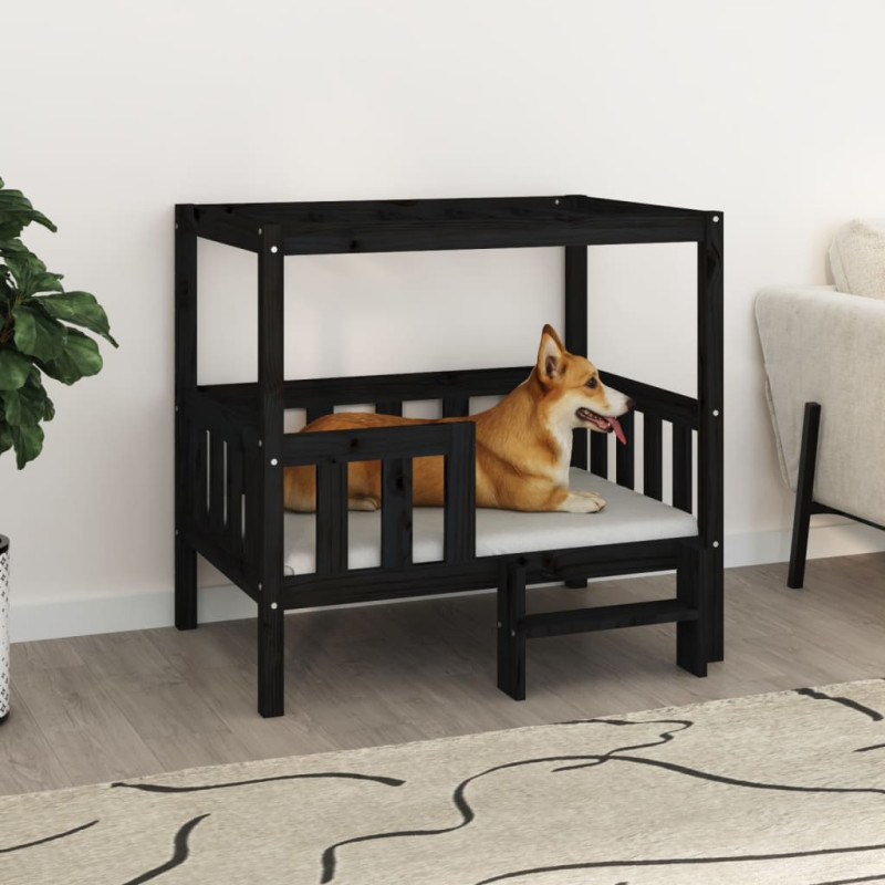 stradeXL Dog Bed Black...