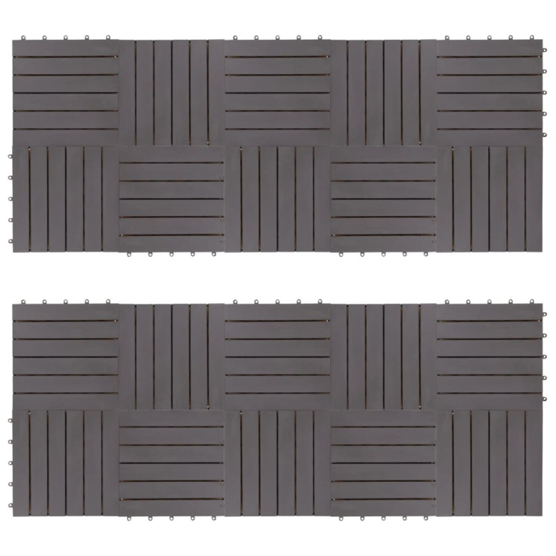 stradeXL Decking Tiles 20...