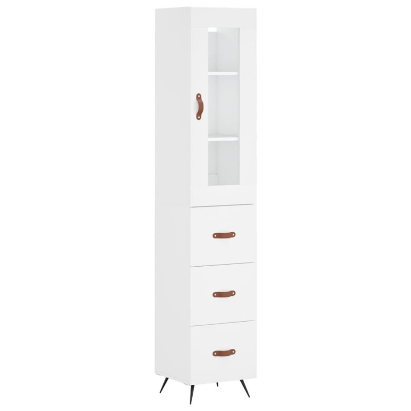 stradeXL Highboard Weiß...