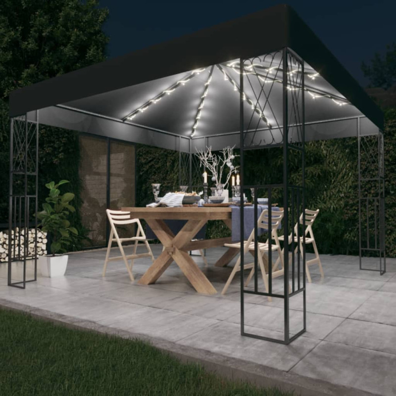 stradeXL Gazebo with LED...