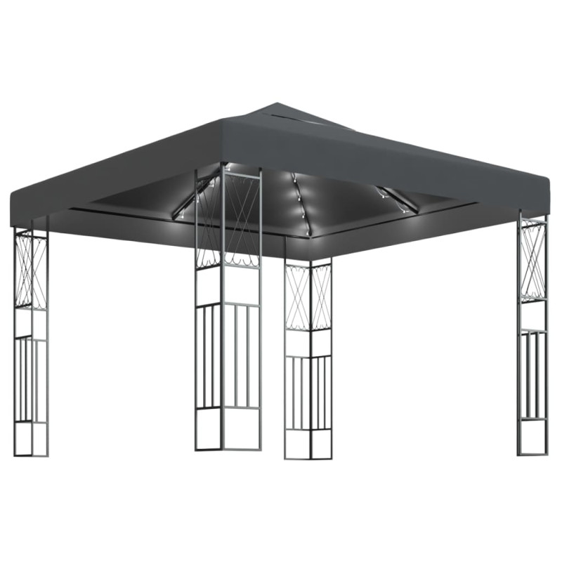 stradeXL Gazebo with LED...