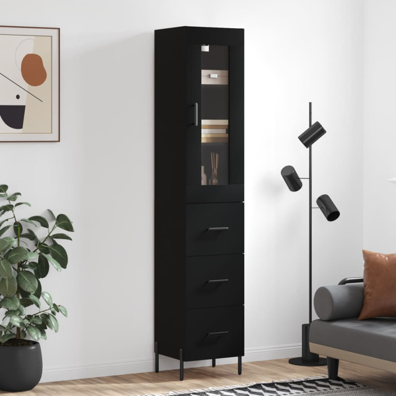 stradeXL Highboard Black...