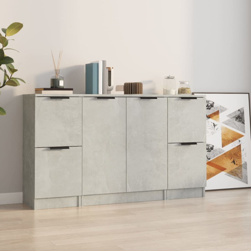 stradeXL Sideboards 3 pcs...