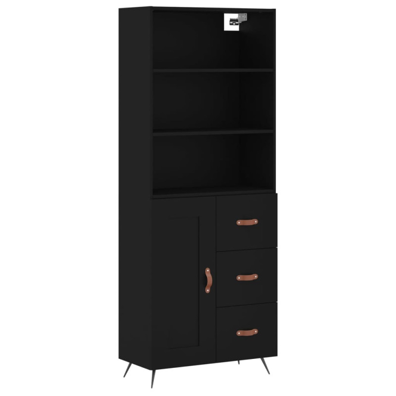 stradeXL Highboard Schwarz...