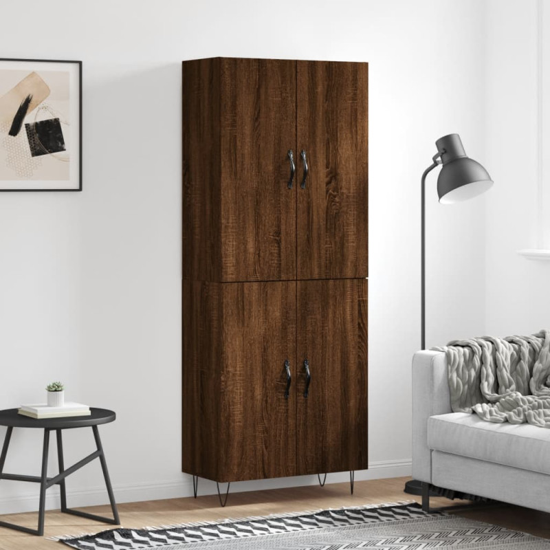 stradeXL Highboard Braun...