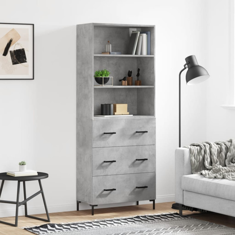 stradeXL Highboard Concrete...