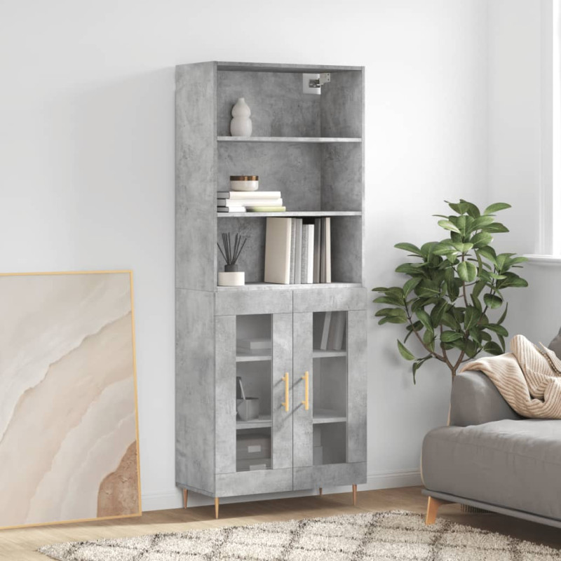 stradeXL Highboard Concrete...