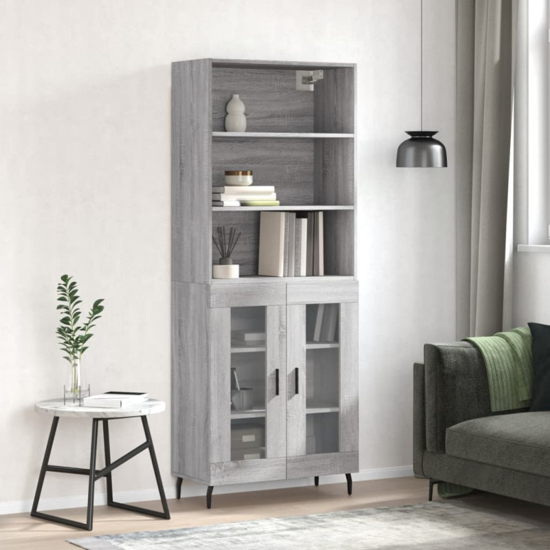 stradeXL Highboard Grau...