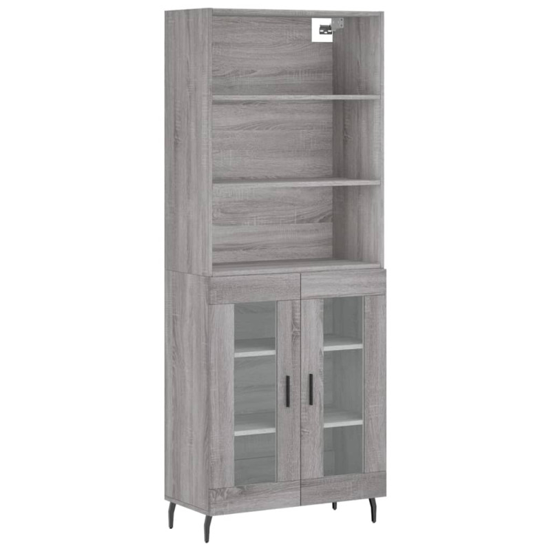 stradeXL Highboard Grau...