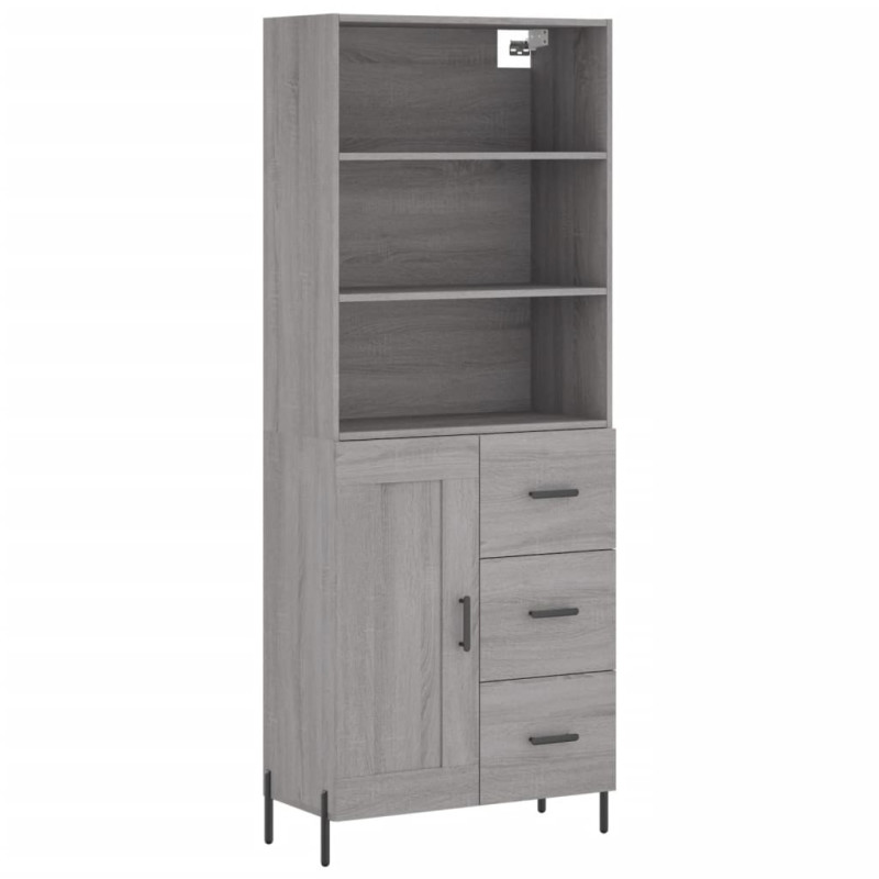 stradeXL Highboard Grau...