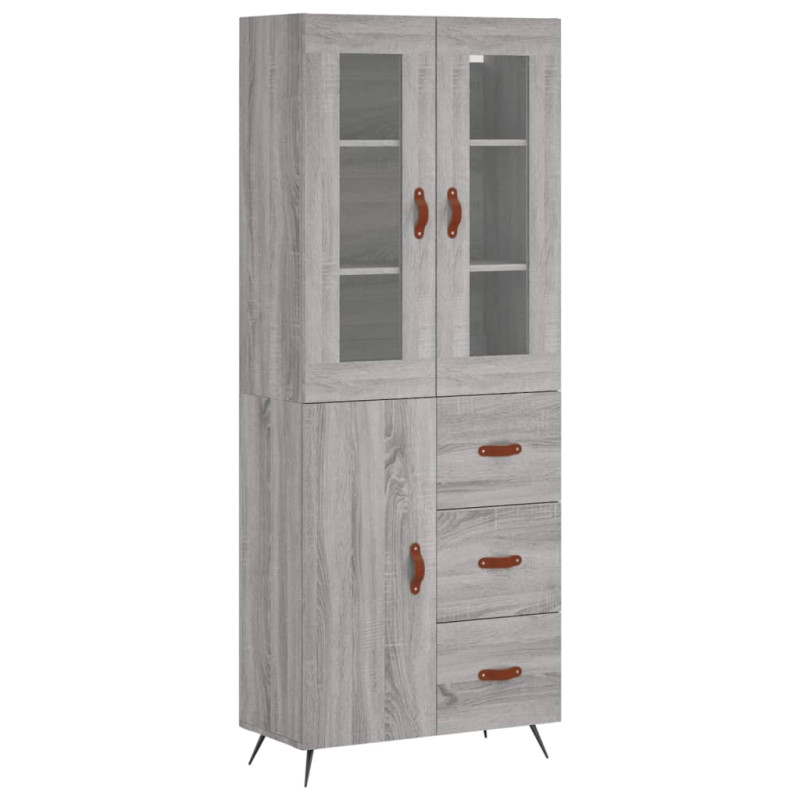 stradeXL Highboard Grau...