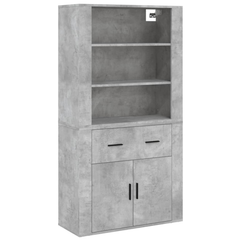 stradeXL Highboard Concrete...