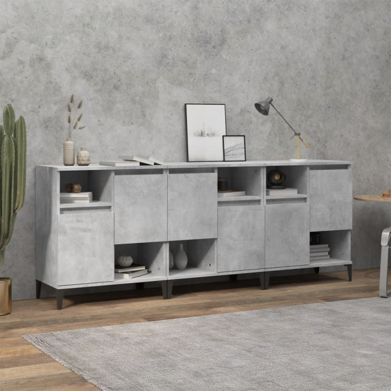 stradeXL Sideboards 3 pcs...