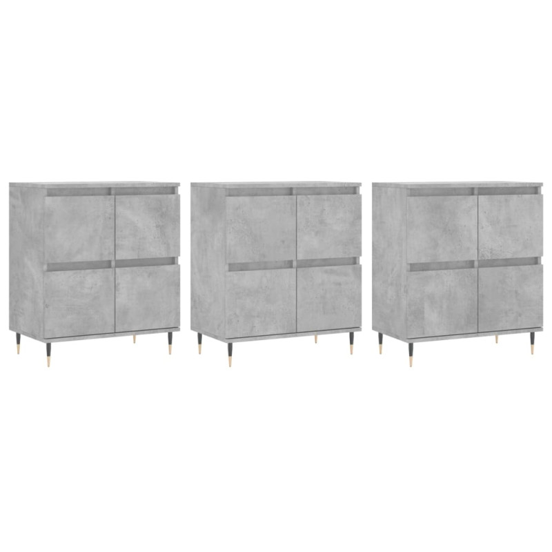 stradeXL Sideboards 3 Stk....