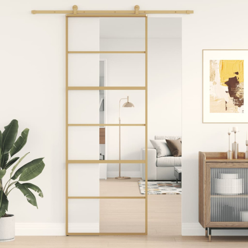 stradeXL Sliding Door Gold...