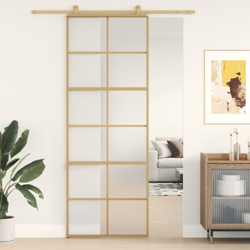 stradeXL Sliding Door Gold...