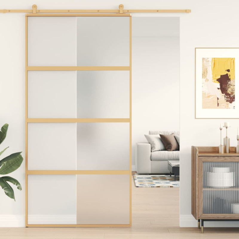 stradeXL Sliding Door Gold...