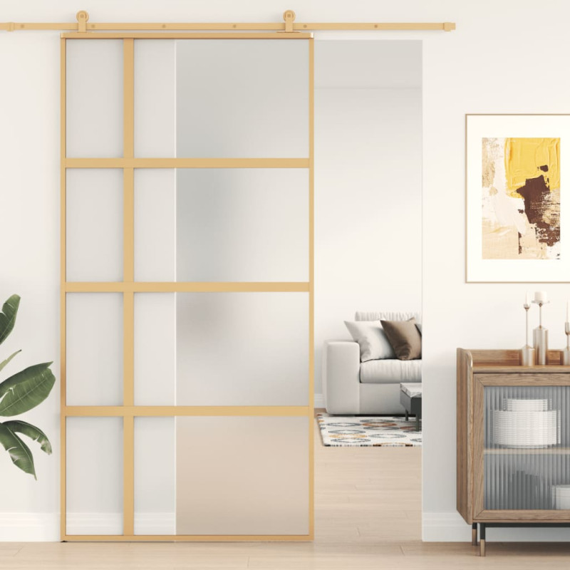 stradeXL Sliding Door Gold...