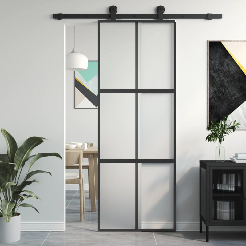 stradeXL Sliding Door Black...