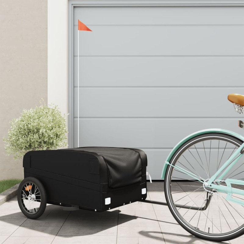 stradeXL Bike Trailer Black...