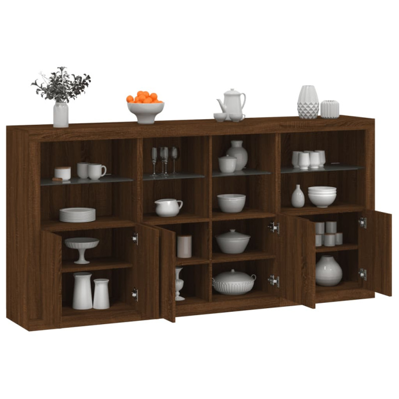 stradeXL Sideboard with LED...