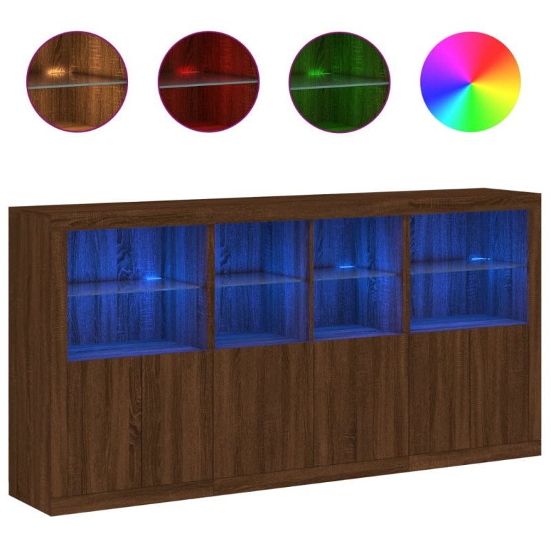 stradeXL Sideboard with LED...