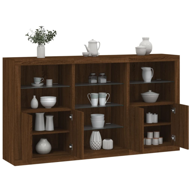 stradeXL Sideboard with LED...