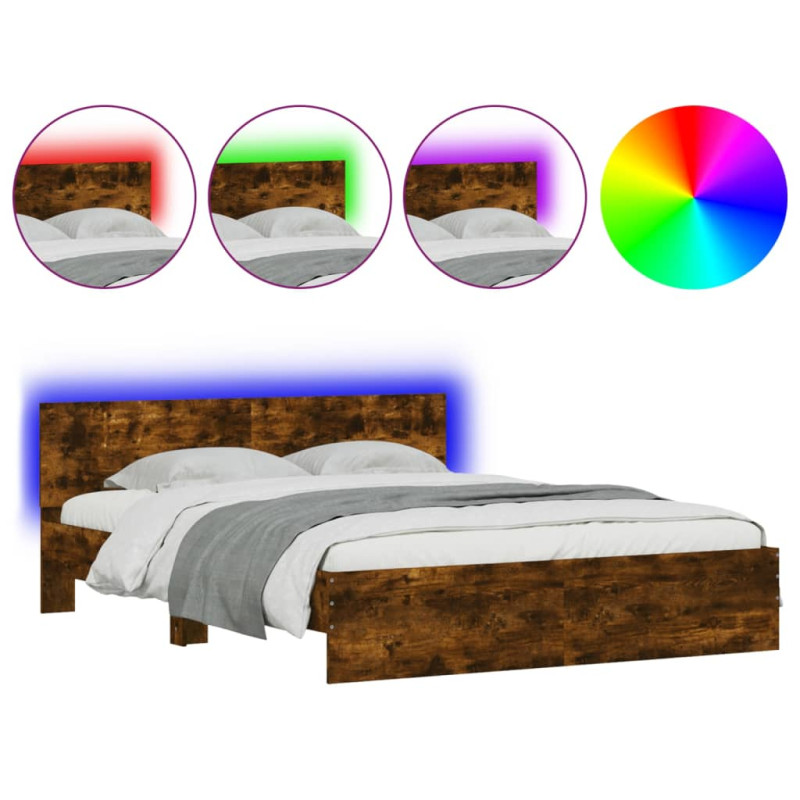 stradeXL Bed Frame with LED...