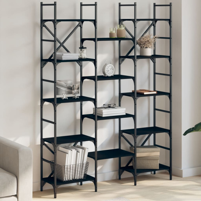 stradeXL Bookshelf Black...