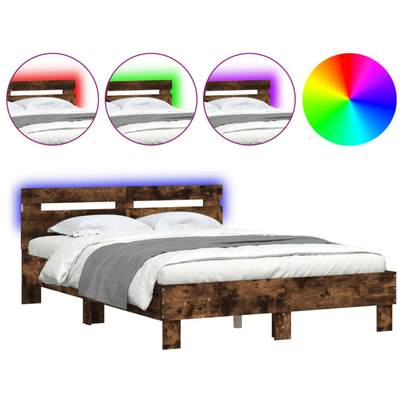 stradeXL Bed Frame with LED...