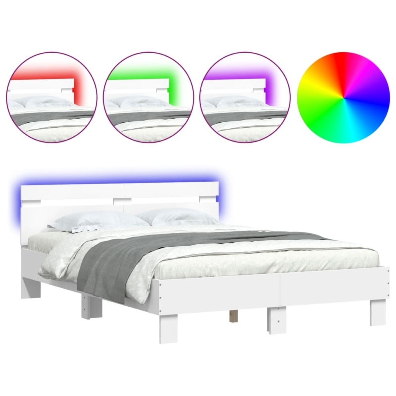 stradeXL Bed Frame with LED...