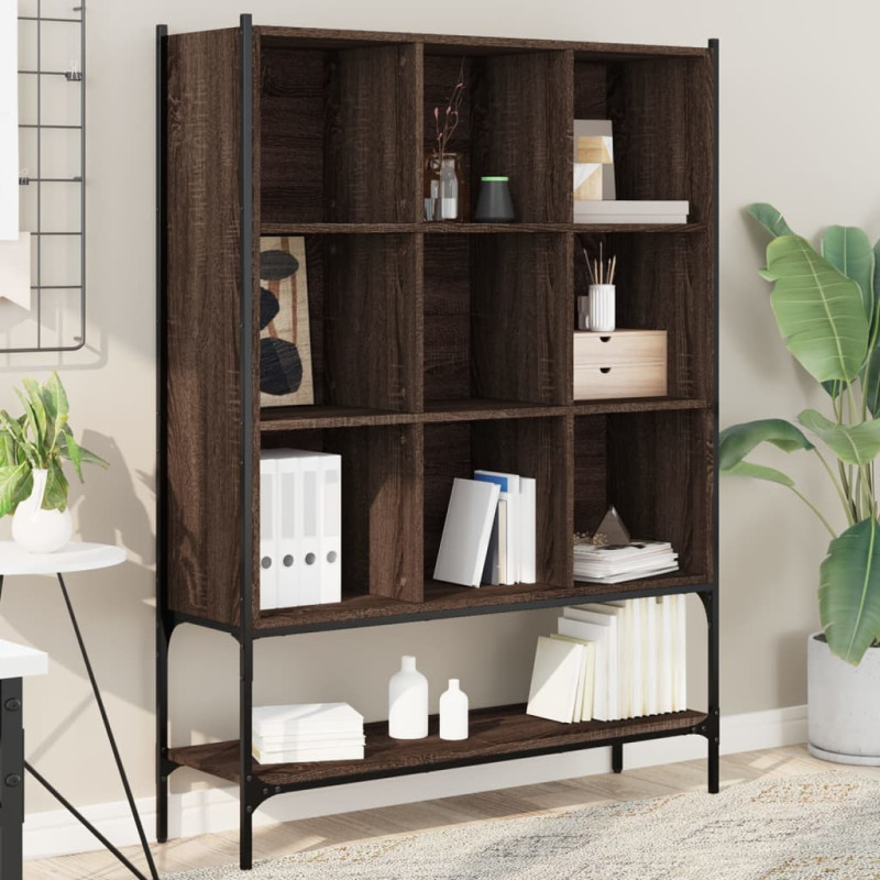 stradeXL Bookcase Brown Oak...