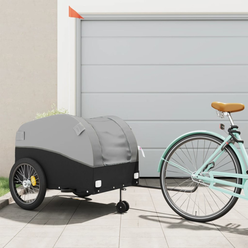 stradeXL Bike Trailer Black...