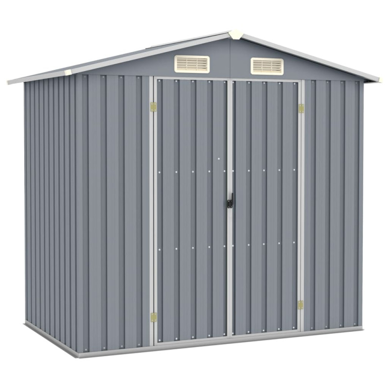 stradeXL Garden Shed Grey...