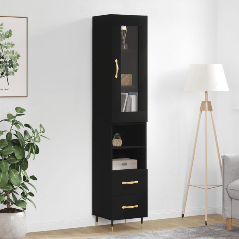 stradeXL Highboard Black...