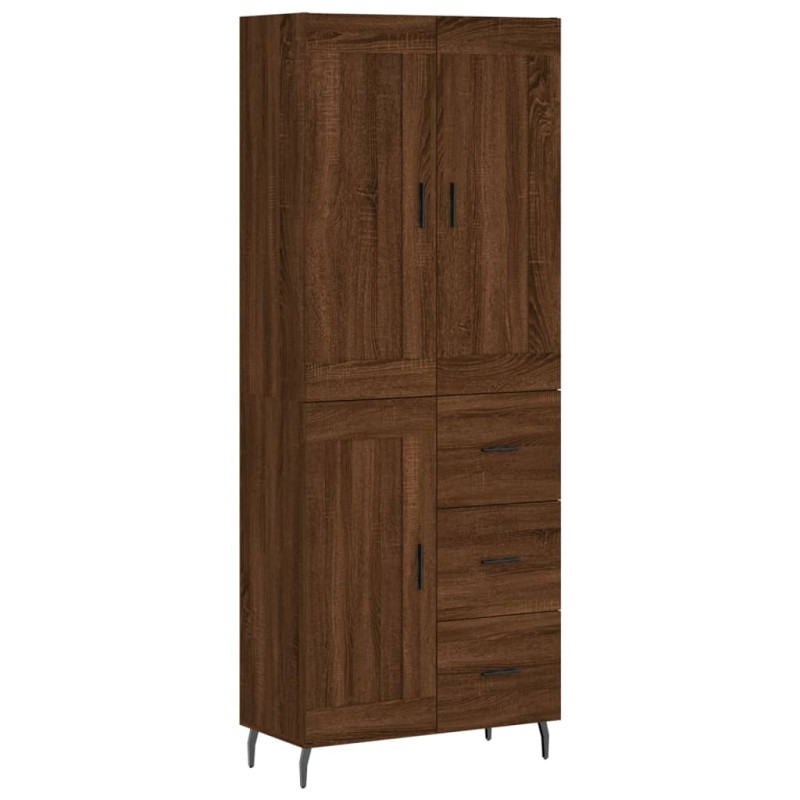 stradeXL Highboard Braun...