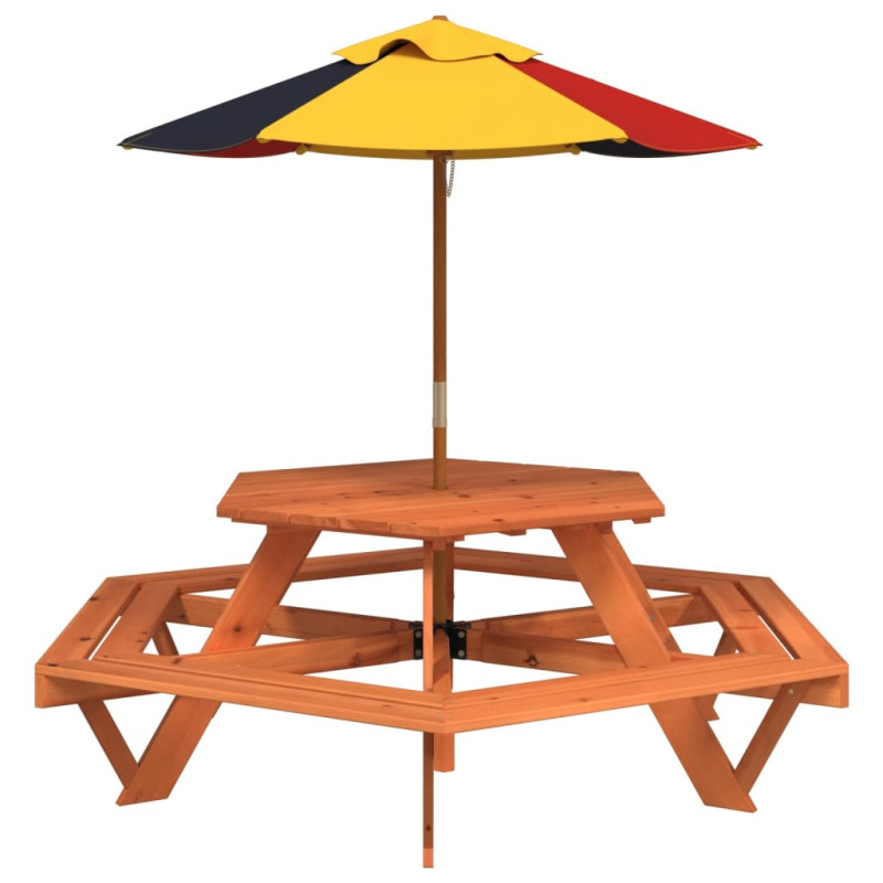 stradeXL Picnic Table for 6...